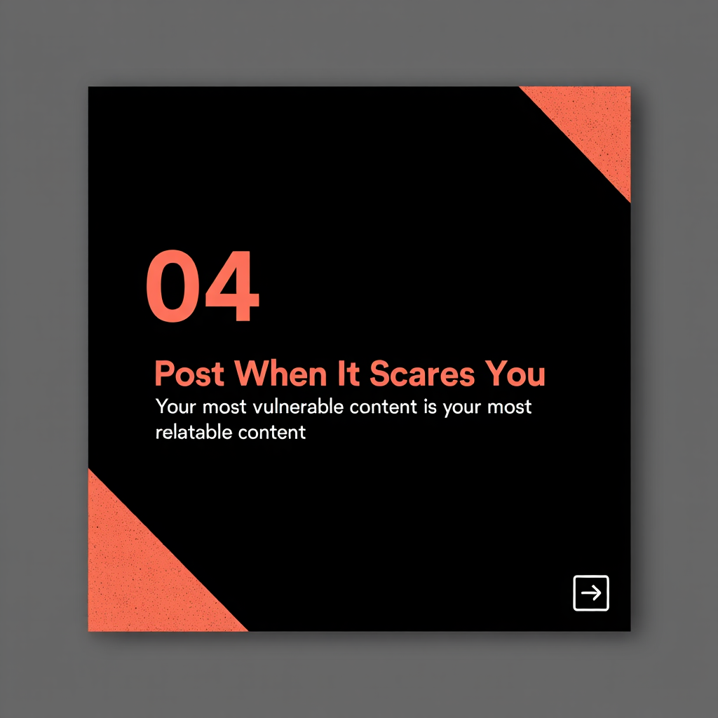 Dark bold creator carousel slide 5